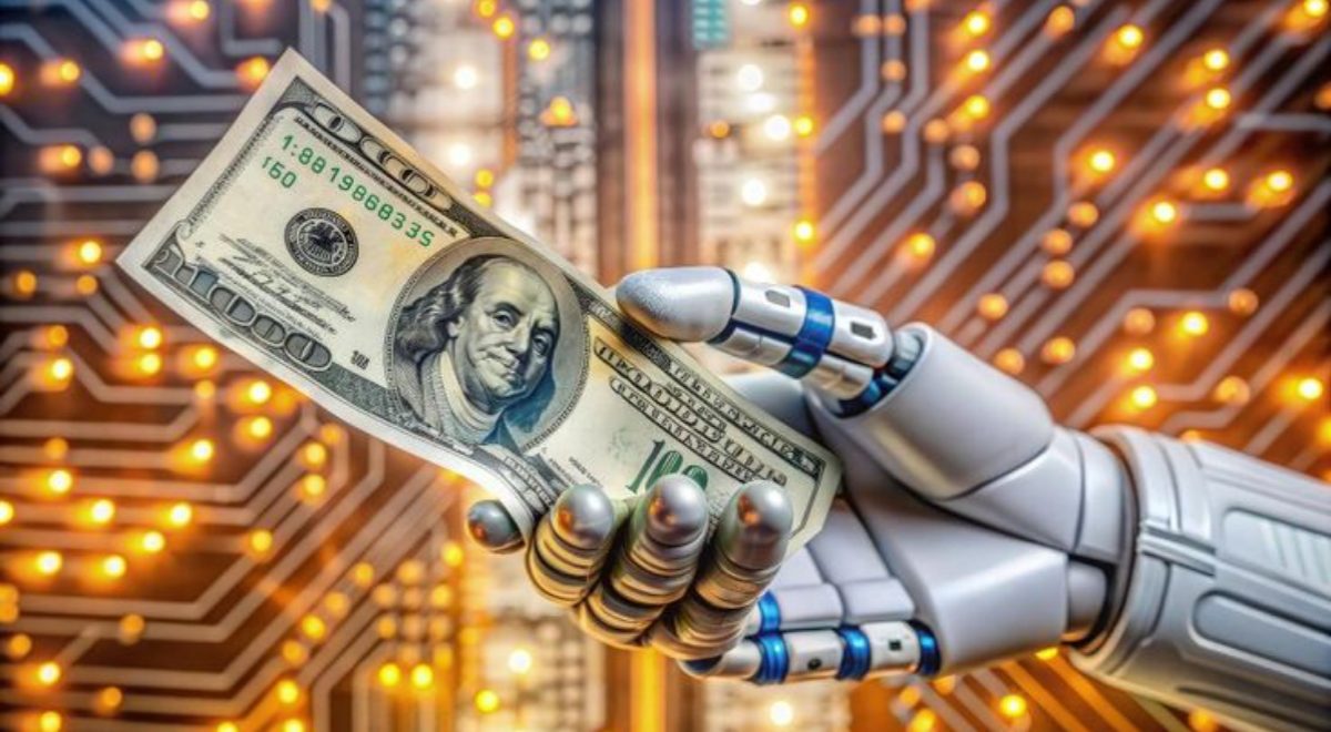 A creative illustration showing how to Make Money with AI 2026 for entrepreneurs and tech students.